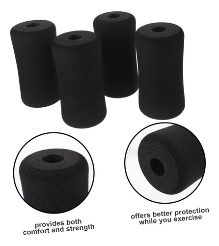 Mobutofu 8pcs Treadmill Handle Walker Foam Pads Rollers