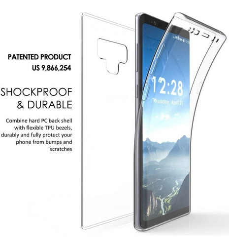 Imagen 2 de 7 de Funda 360 Protege 100% Compatible Con Samsung Note 9