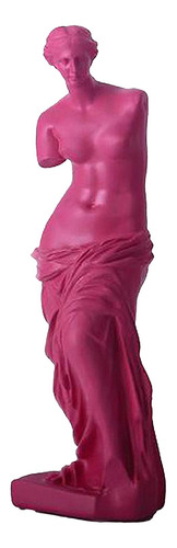 Escultura De De La Resina Rosa Roja Rosa Roja Los 9x9x29cm