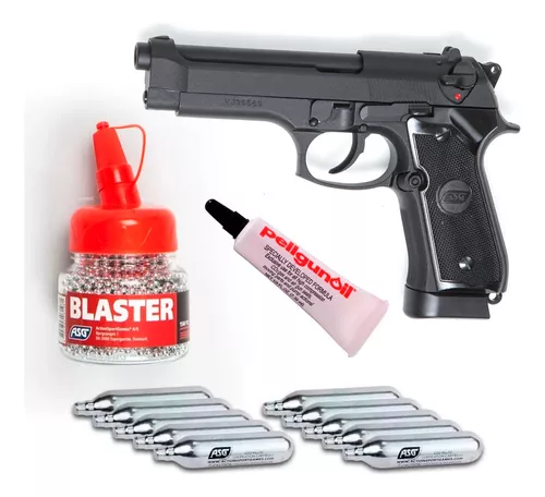 Pistola Aire Comprimido Asg Classic + Balines + Co2 + Aceite