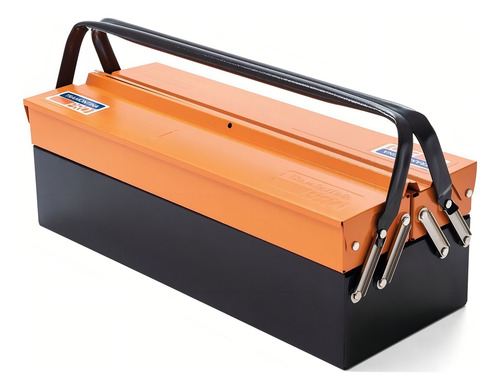 Caixa de ferramentas de metal Tramontina Orange com 3 gavetas