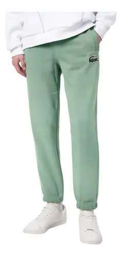 Calça Lacoste Moletom Relaxed Big Croco Trackpants Verde