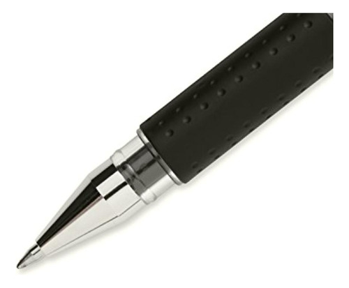Uni-ball Gel Grip Stick Medium Point Gel Pens, 12 Black Ink