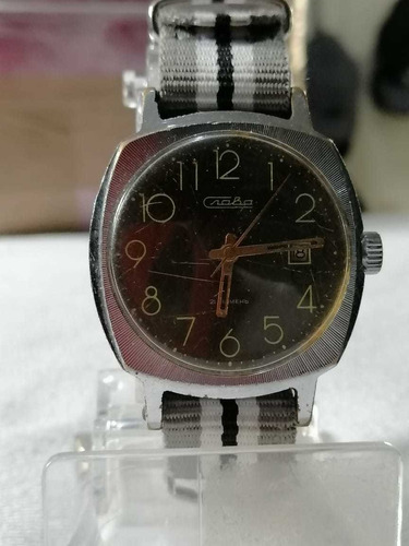 Reloj Slava Ruso Soviético Vintage Caballero Cuerda Funciona