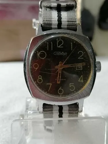 Reloj Slava Ruso Sovi tico Vintage Caballero Cuerda Funciona