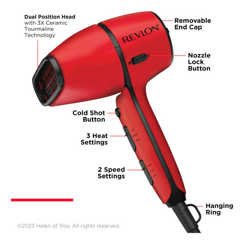Secador De Pelo Revlon Airflow Control Con Difusor | 1875 W