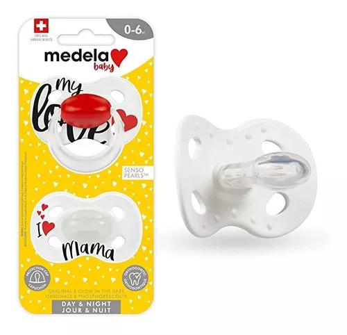 Medela pezoneras- Sin BPA, fabricados en silicona blanda ultrafina, incluye  2 pezoneras y estuche, 24 mm, tamaño L : : Bebé