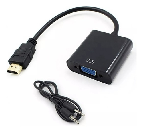 Adaptador Hdmi A Vga Con Cable De Audio Nuevo En Lince 