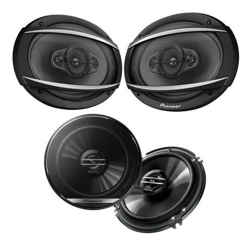 Combo Parlantes Pioneer  4 Ohms Ts-a6967s + Ts-g1620f