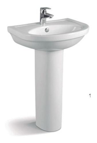 Lavatorio Mas Pedestal Blanco Zoe