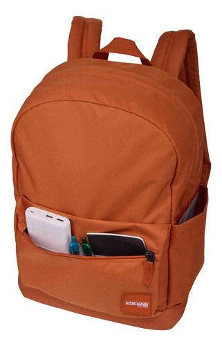 Mochila Case Logic Commence Ccam1216 Porta Nb Hasta 15.6 Color Raw Copper Diseño De La Tela Liso
