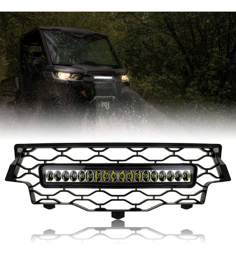 Sautvs Rejilla Malla Luz Led Para Can-am Defender Parrilla 1