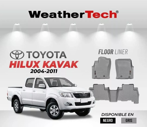 Alfombras Weathertech Toyota Hilux Kavak 2005-2011