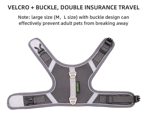 Arnés Ajustable Para Perros Y Gatos A Prueba De Escapes Con