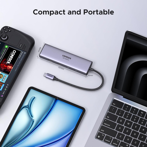 Hub Usb C Ugreen Revodok 9 En 1 Con Gigabit Ethernet 4k Hdmi