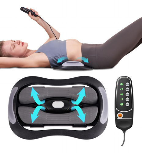 Masajeador De Espalda Baja Dispositivo Tracción Lumbar Con C Color