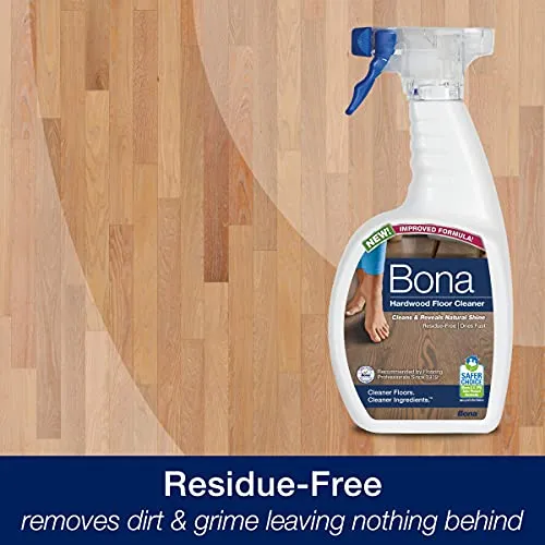 Limpiador Para Suelos De Madera Bona - 32 Oz - Sin Fragancia