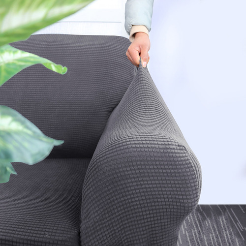 Funda Elástica Para Sofá Suave, De Elastano, Antideslizante