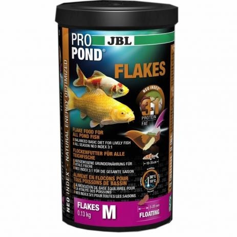 Ração P/ Carpas Jbl Propond Flakes M 130g - Lago Aquário