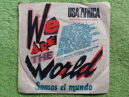 Eam 45 Rpm Vinilo We Are The World 1985 Michael Lionel Bruce