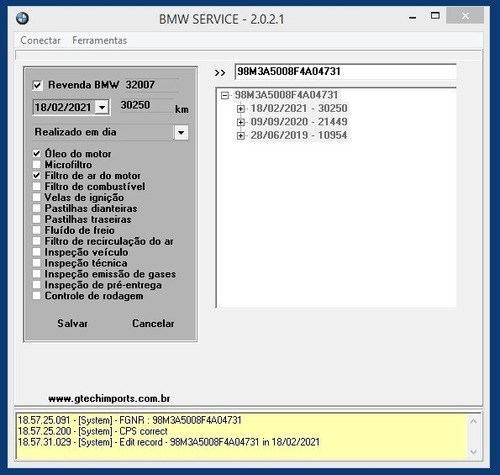Imagem 3 de 9 de Scanner Para Registro Histórico De Revisão Manutenção Bmw