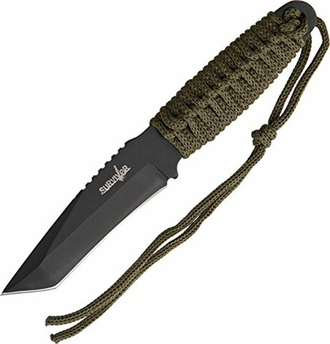 Survivor Hk-106t Cuchillo De Hoja Fija Con Arrancador De Fue