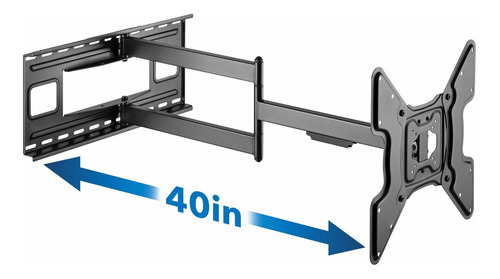 Mount-it! Soporte Pared Para Tv Brazo Largo 40 Tension