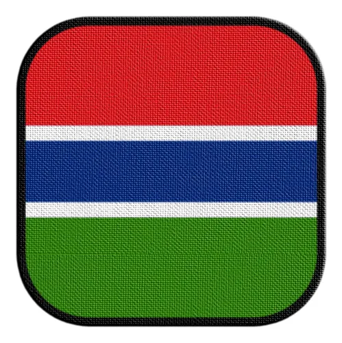 comprar Parche Termoadhesivo Square Bandera Gambia