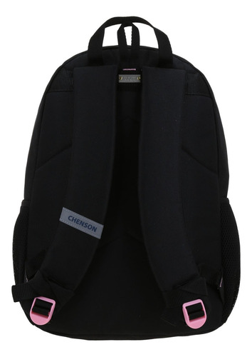 Mochila Grande Chenson Super Mario Kart Gogo Peach Niña Dama Color Negro Diseño De La Tela Liso