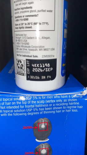 Loción Minoxi 5 Crecimiento Del Cabello