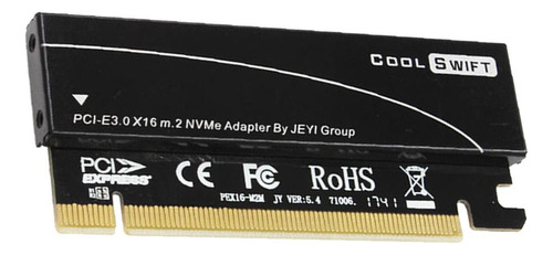 M.2 Ssd Para 3.0 X16 Licencia De Interface Do Adaptador Com