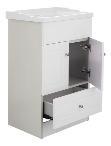 Mueble Vanitorio Termolaminado Blanco F 50x40x80cm