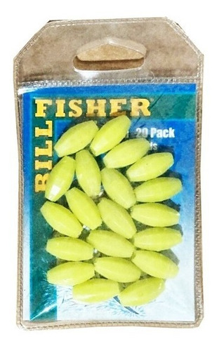 Cuentas Luminosas Para Pesca Billfisher - Amarillo