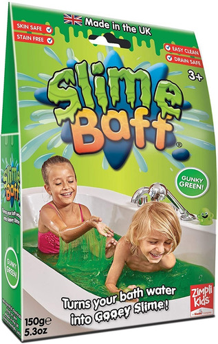 Slime Baff Juego De Agua Para Bañera Gunky Green Original