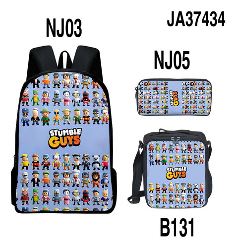 Mochila Stitch Para Libros Escolares Y Niñas, Al Bag 3 Color 02Press the color card picture