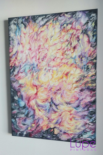 Cuadro Abstracto Al Óleo - Diseños Originales