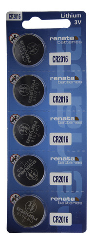 Cr2016-r - Bateria Renata Lithium 3 V.
