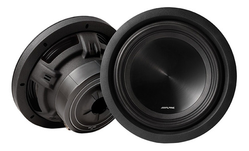 Subwoofer Alpine Swt-10s2 10 Pulgadas 2ohms Color Negro