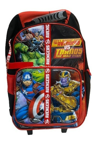 Oferta Mochila Carro Grande Vengadores Avengers Original