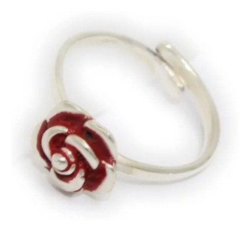 Hermoso Anillo Plata 925 Ajustable A320 Regala Una Rosa Roja