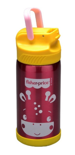 Imagen 2 de 4 de Vaso Botella Térmico Acero Inoxidable Fisher Price- Mvd Kids