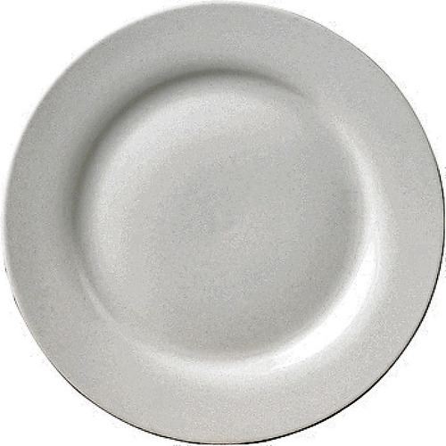 Plato Postre D18cm  Blanco Porcelana Selecta Set X6