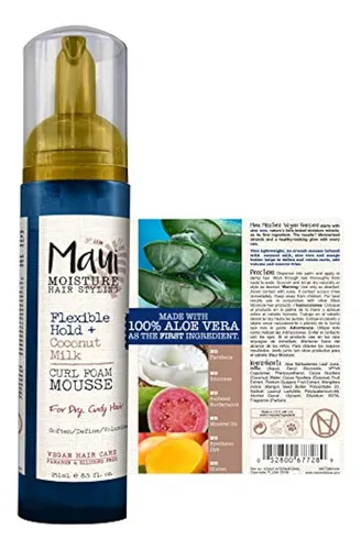 Maui Moisture Mousse De Espuma Flexible Para Rizos De Leche