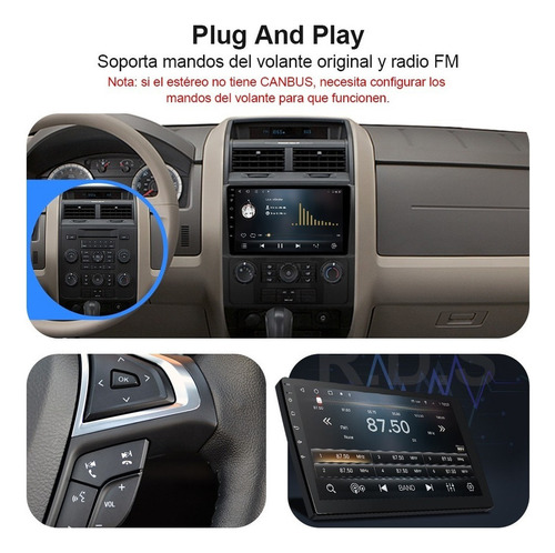 Estéreo Cámara Para Ford Escape 2008-2011 Gps Cámara Kit Fm