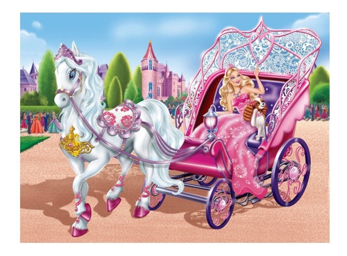 Adesivo Auto Colante Princesas Ariel Bela Barbie 3m²