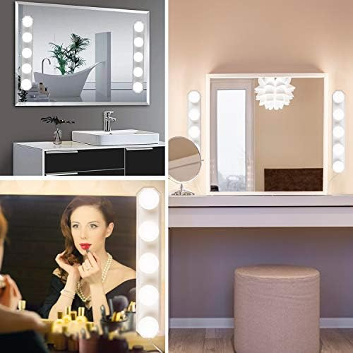 Tomshine Led Vanity Para Espejo 5 Bombillas 3 Modos De Color