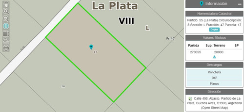 Terreno Fraccion  En Venta En Abasto, La Plata, G.b.a. Zona Sur