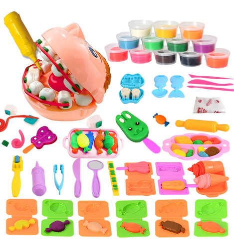 Govoy Dough Play Dentist Color Dough Doctor Drill And Fill .