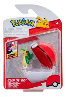 Pokemon Set Clip N Go Pokebola + Pokemon Snivy