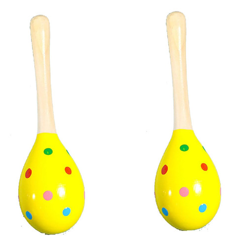 2 Piezas De Maracas, Instrumento Musical De Percusion Musica